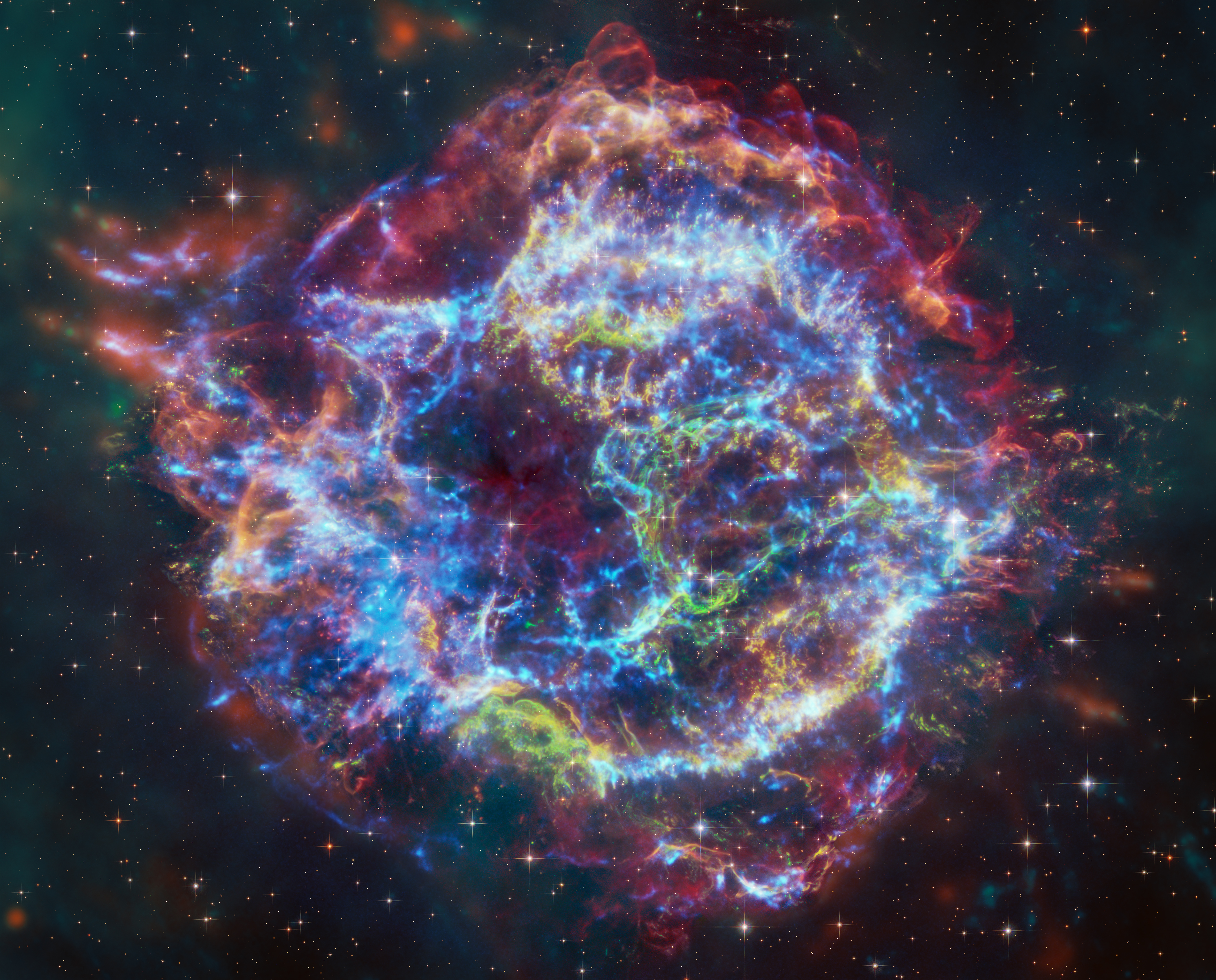 Nasa image of a supernova from Chandra observations.